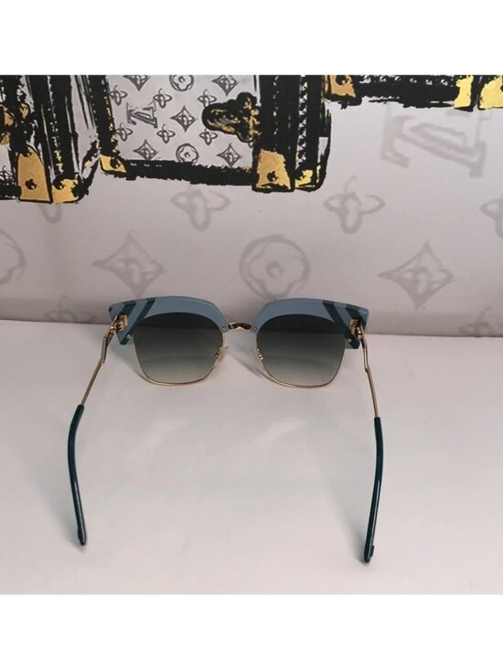 Fendi FF0241/S MVU/9K Women’s Round Sunglasses – Luxury Italian Eyewear main image 6